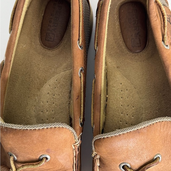 Sperry Brown Leather Loafers with Tassel and Moccasin Design women’s 9 - Picture 3 of 5